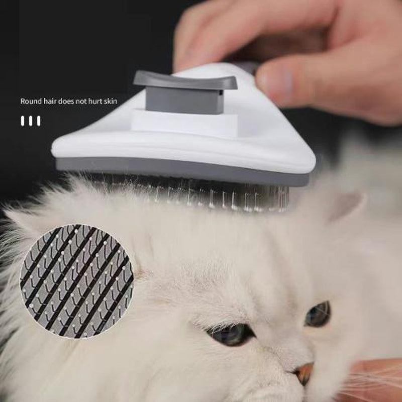 Cat Brush, Cat Comb，Cat Stuff，Dog Brush, Comb for Dogs，Pet Cleaning Accessory Pet Comb for Furry Pets. Suitable for Long Cats and Dogs. Removes Loose Hair and Reduces Shedding.Cat and Dog Deshedding Brush Cat Stuff Pet Tools，Fur Brush Outdoorfun