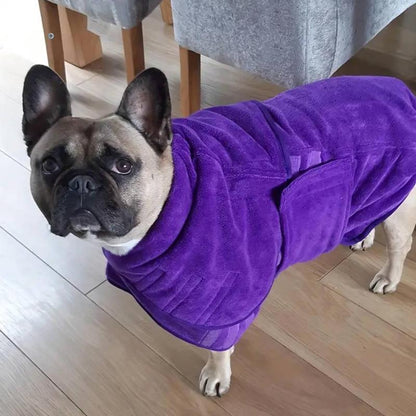 Pet Towel, Pet Bath Towel Drying Bath Towel, Absorbent Fast Drying Dog Bathrobe Soft Absorbent Fabric Extra Long, Pet Care Tool