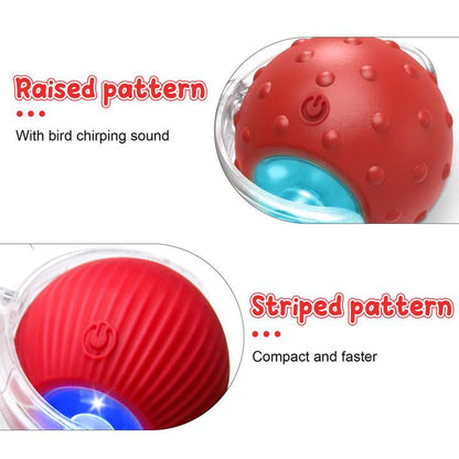 SPOVEN Cat&Dog Toy - Interactive USB Rechargeable Ball Toy on Rug , Anti-Depression Fun Gift for Cats & Dogs