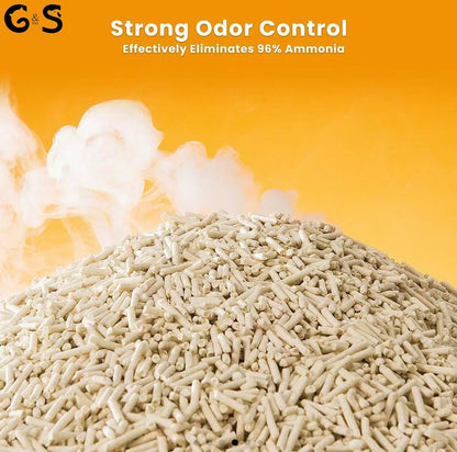 Ph-Sensing Cat Litter 7L Mixtofu+Cassava Formula - Real-Time Health Monitoring, Ultra Clumping, Odor Control, Suitable for Cats