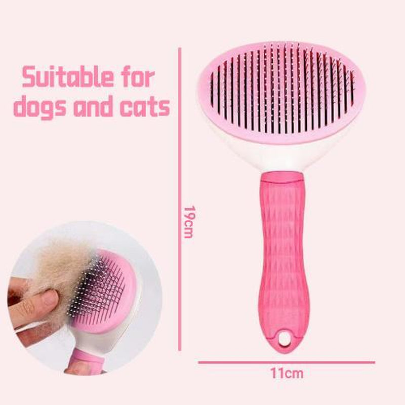 Cat Brush, Cat Comb，Cat Stuff，Dog Brush, Comb for Dogs，Pet Cleaning Accessory Pet Comb for Furry Pets. Suitable for Long Cats and Dogs. Removes Loose Hair and Reduces Shedding.Cat and Dog Deshedding Brush Cat Stuff Pet Tools，Fur Brush Outdoorfun