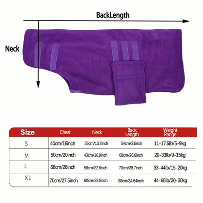 Pet Towel, Pet Bath Towel Drying Bath Towel, Absorbent Fast Drying Dog Bathrobe Soft Absorbent Fabric Extra Long, Pet Care Tool