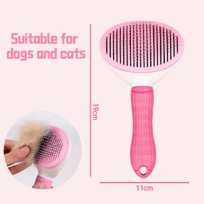 Cat Brush, Cat Comb，Cat Stuff，Dog Brush, Comb for Dogs，Pet Cleaning Accessory Pet Comb for Furry Pets. Suitable for Long Cats and Dogs. Removes Loose Hair and Reduces Shedding.Cat and Dog Deshedding Brush Cat Stuff Pet Tools，Fur Brush Outdoorfun