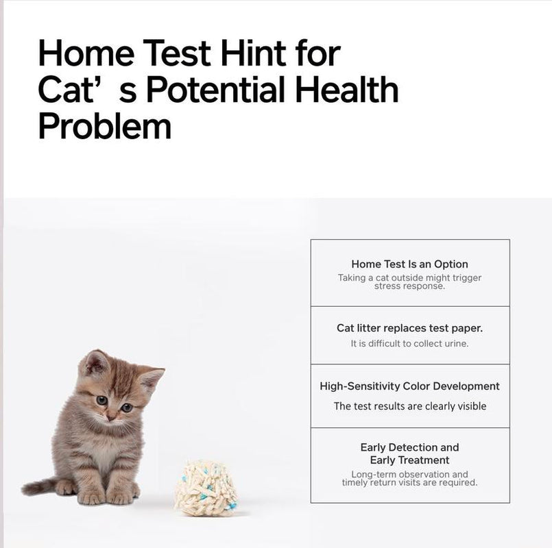 Ph-Sensing Cat Litter 7L Mixtofu+Cassava Formula - Real-Time Health Monitoring, Ultra Clumping, Odor Control, Suitable for Cats